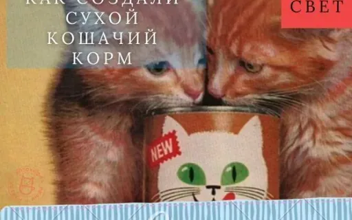 Как был изобретен сухой корм для кошек